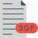 Gpp Multimedia File File File Type Icon