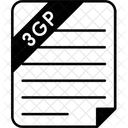 Gpp multimedia file  Icône