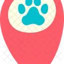 Gps Pin Dog Icono