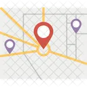Cell Phone Location Gps Mobile Navigation Icon