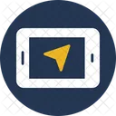Gps Navigation Route Icon