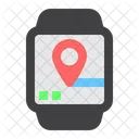 Gps Map Smartwatch Icon