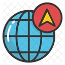 Global Location Navigation Icon