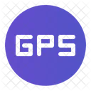 Gps Localization Circular Icon