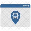 Geo Tag Bus Icon