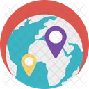GPS、グローバル、ポジショニング アイコン