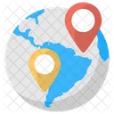 GPS、グローバル、ポジショニング アイコン