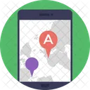 GPS 앱 내비게이션 아이콘