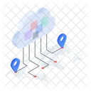 Cloud Navigation Gps Cloud Cloud Location Icon
