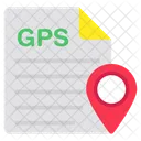 GPS Datei GPS Dokumente GPS Blatt Symbol