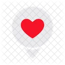 Gps Love Wedding Location Icon