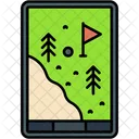 Gps Pin Golf Club Icon