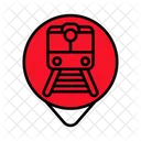 Gps Train Railway Station Icon