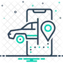 Gps Car Map Icon