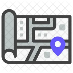 Gps Map  Icon