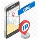 GPS móvel  Ícone