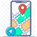 Navigation Application Mobile Navigation Gps Navigation Icon