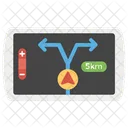 GPS 네비게이션 위치 핀 위치 마커 아이콘