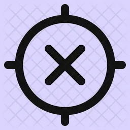 Gps Off Flag Icon