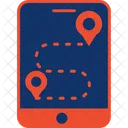 Gps Route  Icon
