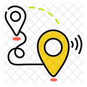 Gps Tracking Navigation Pins Pointers Icon