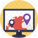 Gps Website Tracking Icon
