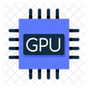 Gpu Graphics Processing Unit High Performance Computing Icon