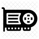 Filledline Graphical Processing Unit Gpu Video Icon