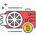 Gpu Mining Gpu Bitcoin Icon