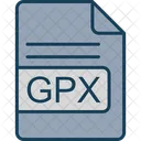 Gpx 파일 형식 아이콘