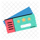Grab a doodle icon of tickets  Icon