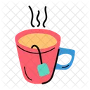 Grab a hand drawn icon of tea  Icon