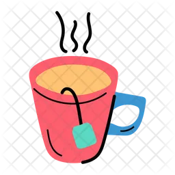 Grab a hand drawn icon of tea  Icon
