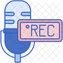Grabacion Microfono Microfono Icono