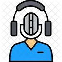 Grabacion Microfono Grabacion De Podcast Icono