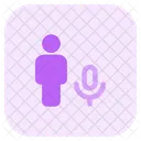 Grabación de perfil  Icono