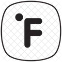 Grad Fahrenheit Temperatur Thermometer Symbol