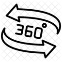 Grad Linien Symbol Icon