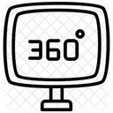 Grad Linien Symbol Icon