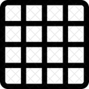 Grade Quadrados Geometrico Ícone