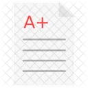 Grade School Test Icon