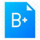 Grade Sheet B Icon