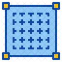 Grid Layout Mesh Table Wireframe Design Thinking Ícone