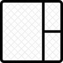 Grade De Conteudo Esquerda Ícone