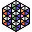 Cubo Grade Padrao Ícone