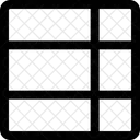 Grade De Lista Direita Ícone