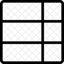 Grade De Lista Direita Ícone
