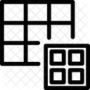 Grade De Tabela Ajustar Grade Ícone