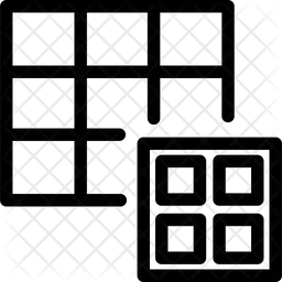Grade de mesa  Ícone