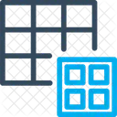 Grade De Tabela Ajustar Grade Ícone